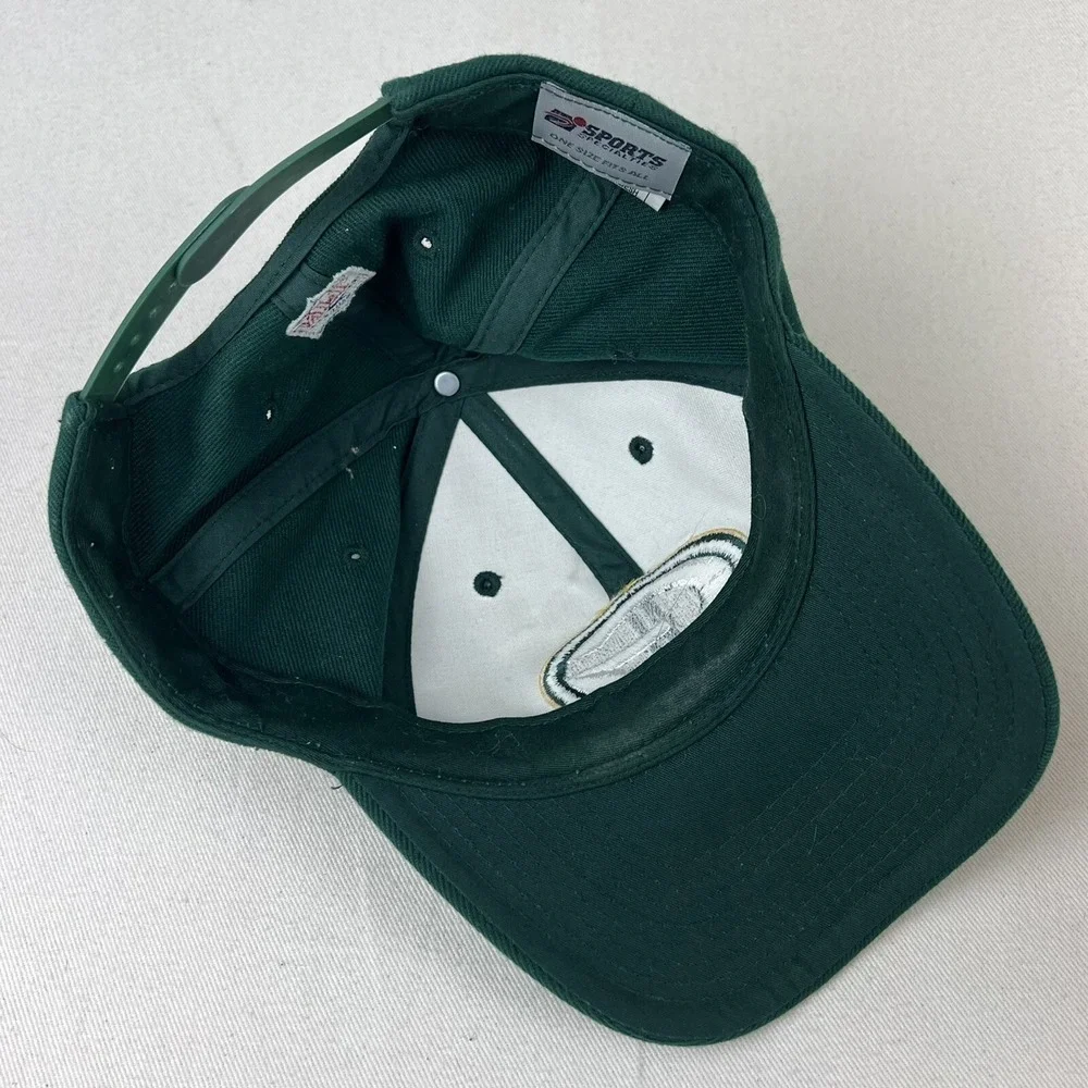 Sports Specialties Green‎ Bay Packers Snapback Hat Front Logo NFL Wool Blend